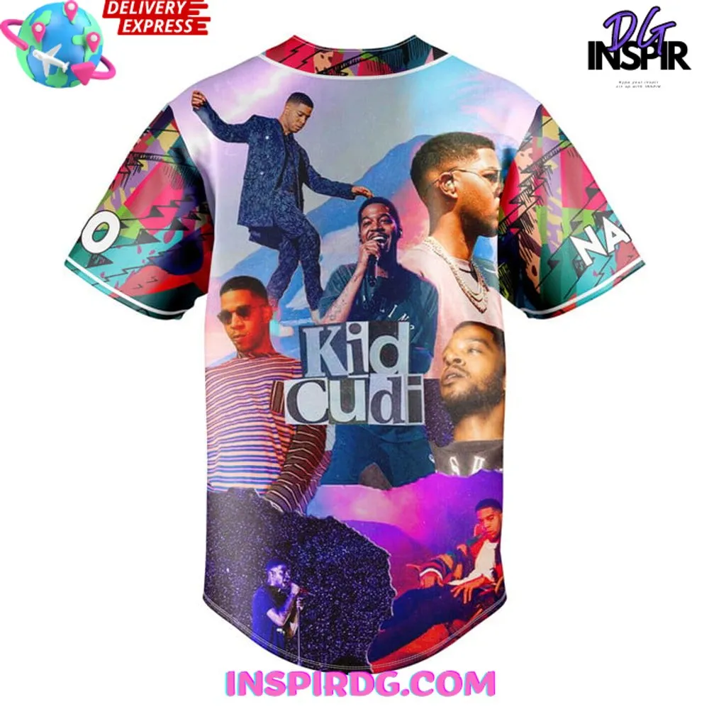 -Kid Cudi Insano World Tour Custom Baseball Jersey