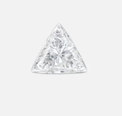 2.5mm Invisible Set Triangle Diamond Threaded Stud Earring