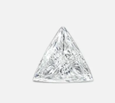 3mm Invisible Set Triangle Diamond Threaded Stud Earring