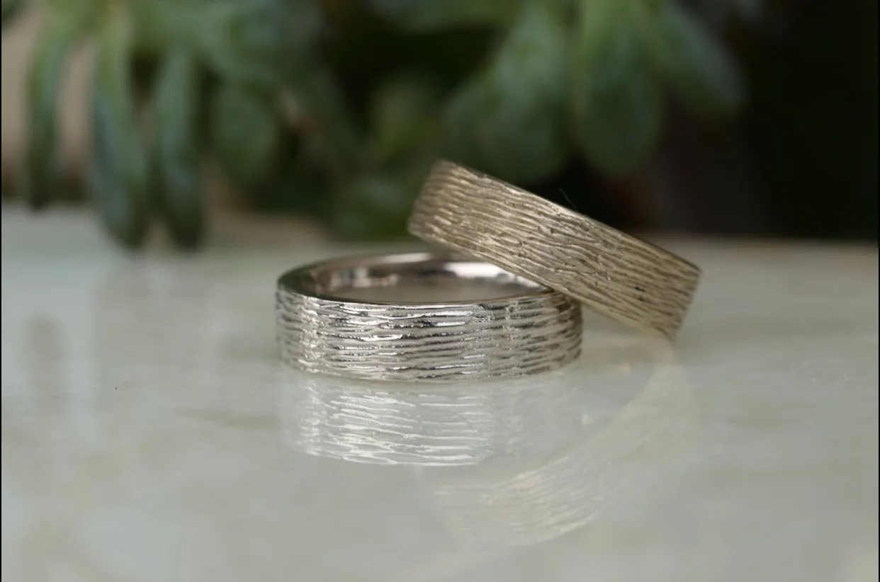 6.5mm Textured Men's Band