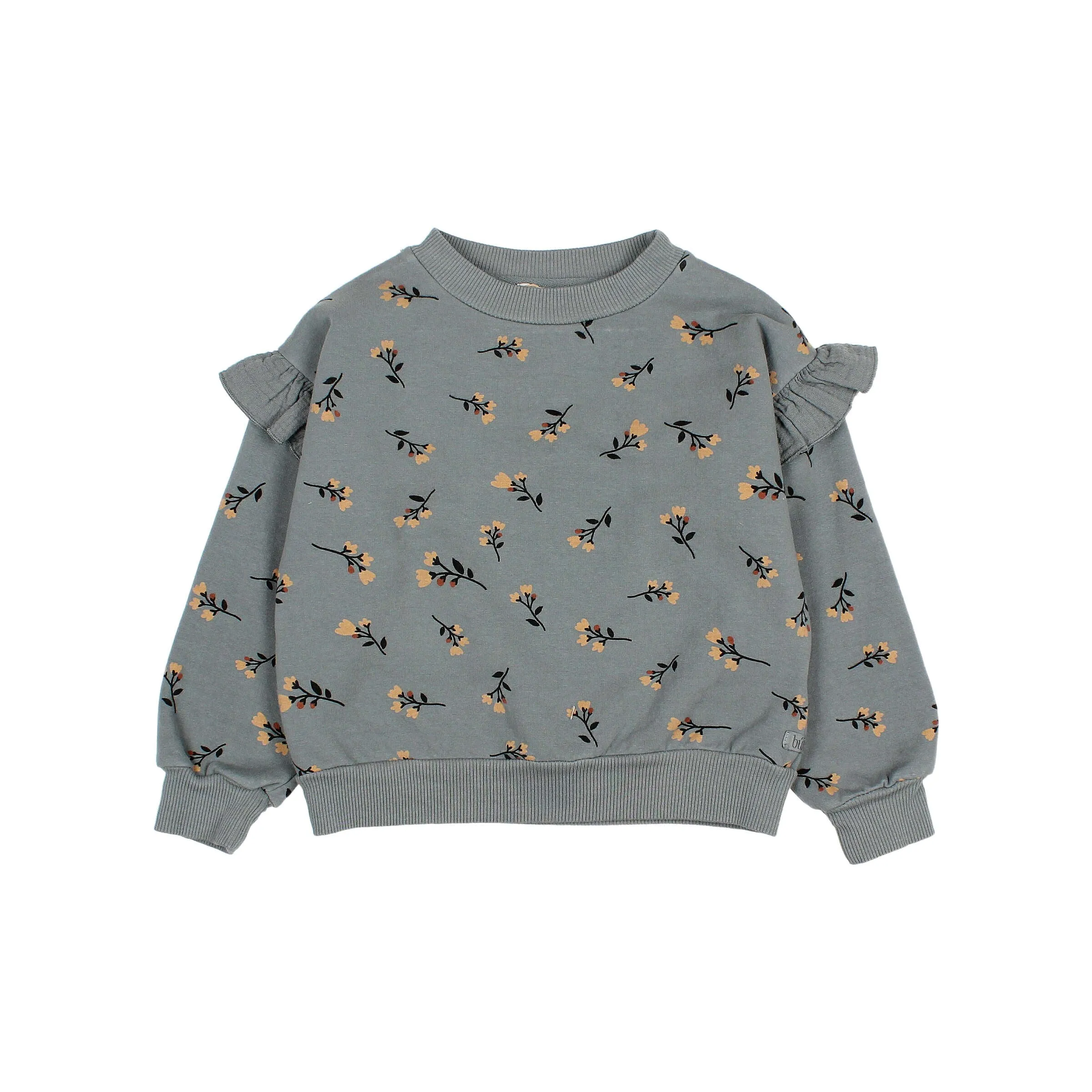 6619 Elephant Print Folk Sweatshirt