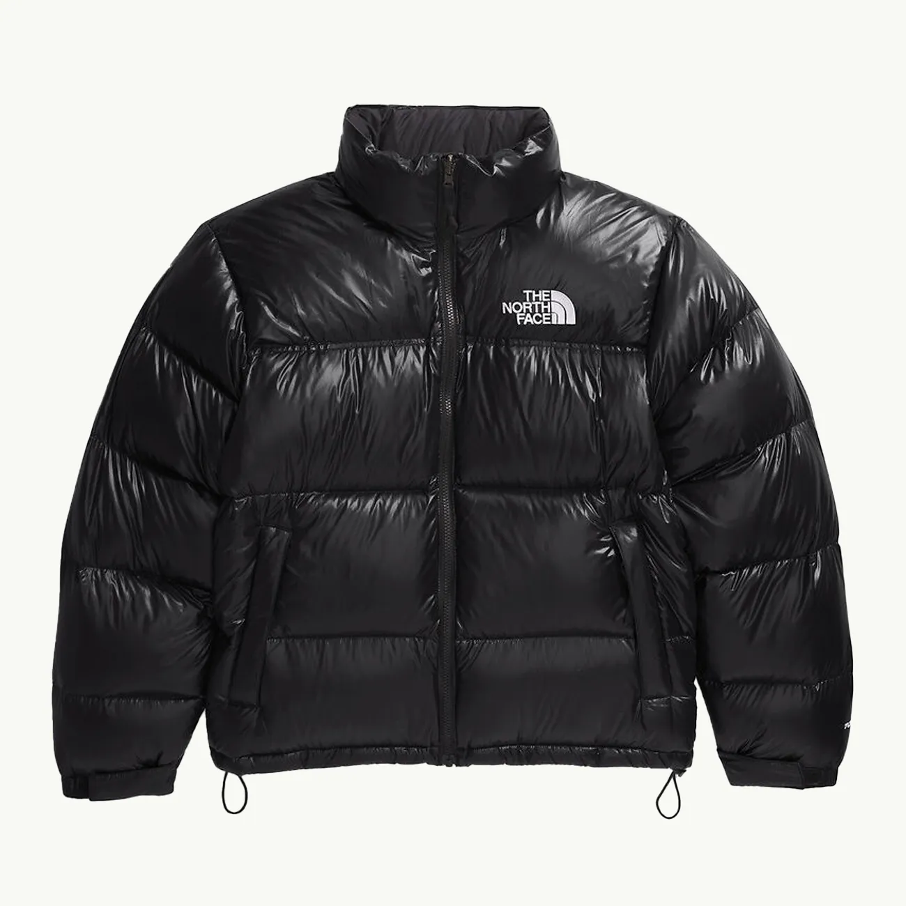 96 Retro Nuptse Jacket - Black Shine