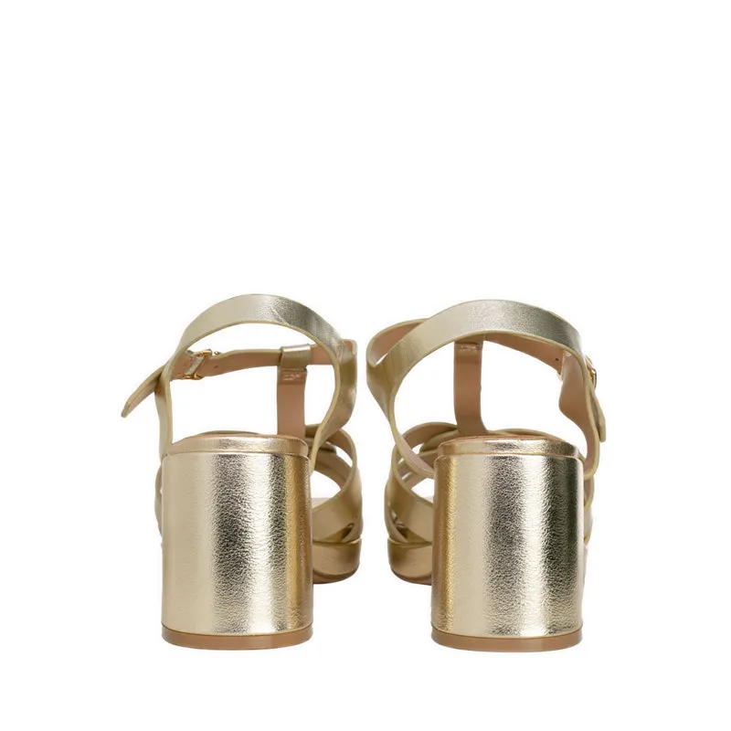 9AE02-GLD Sandal Heels - Gold