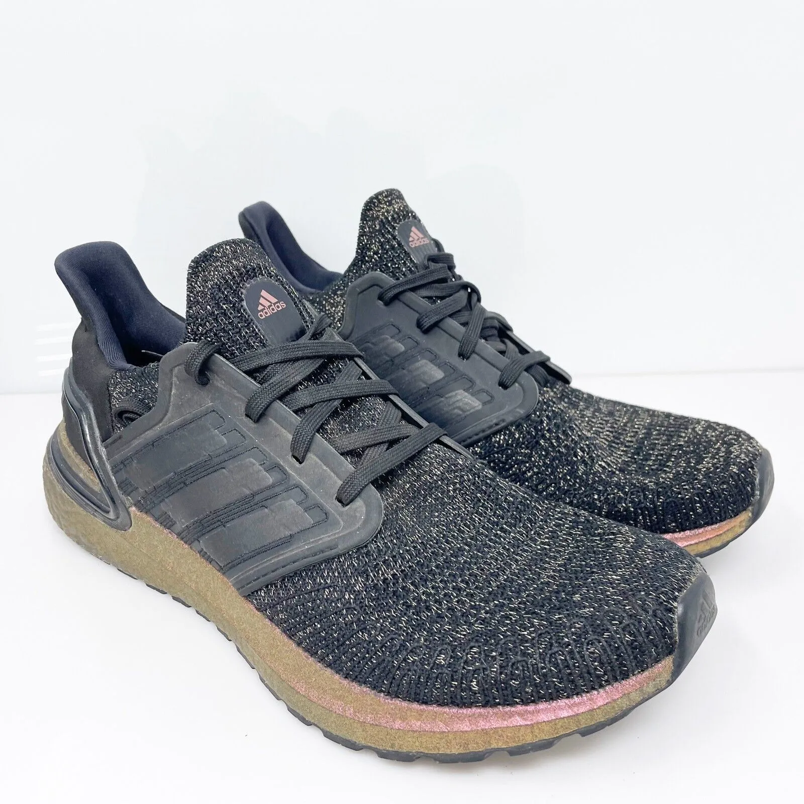 Adidas Womens Ultraboost 20 FV8340 Black Running Shoes Sneakers Size 9