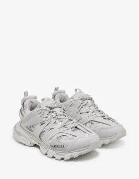 All-White Track Trainers