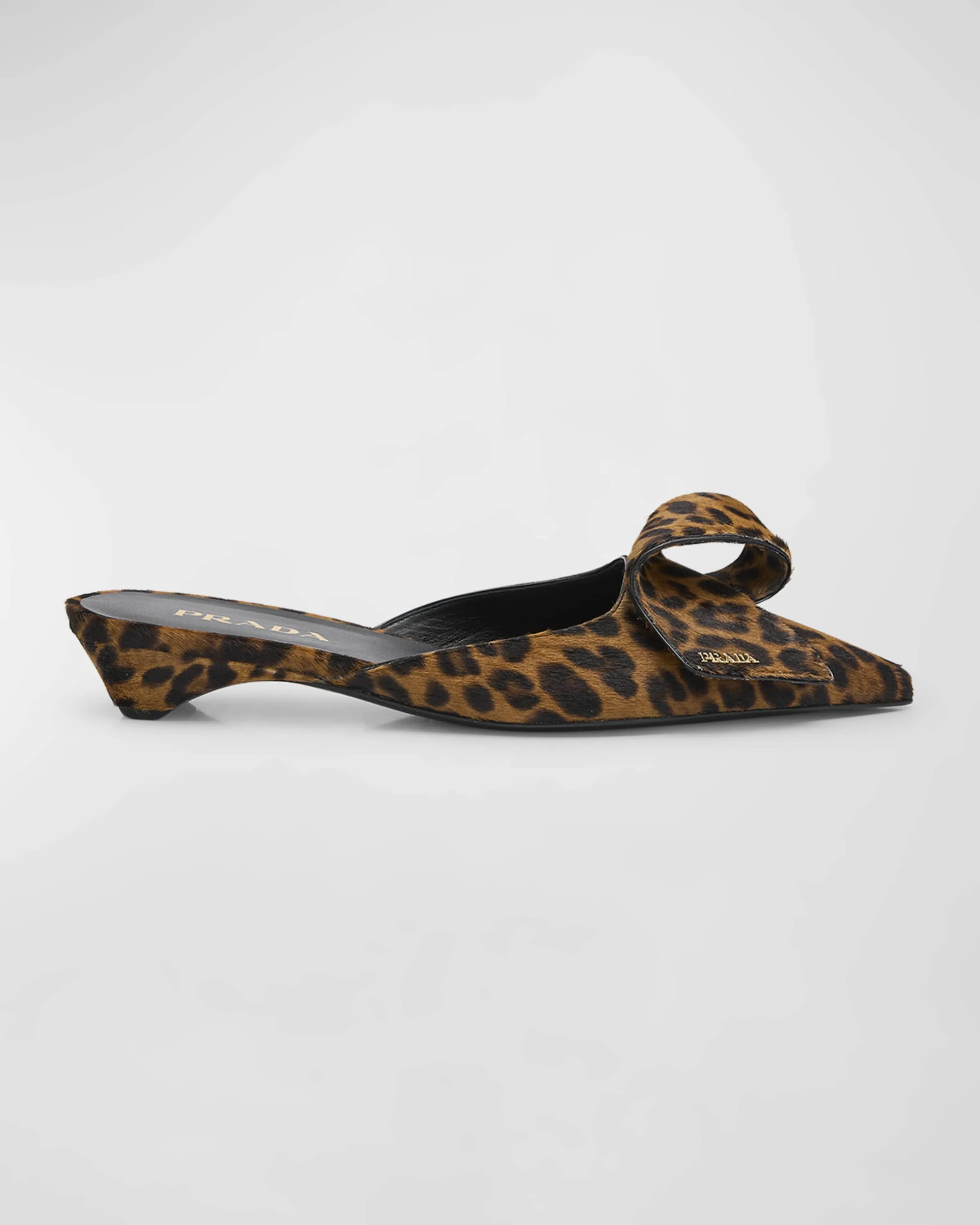 Animal Print Ribbon Flats