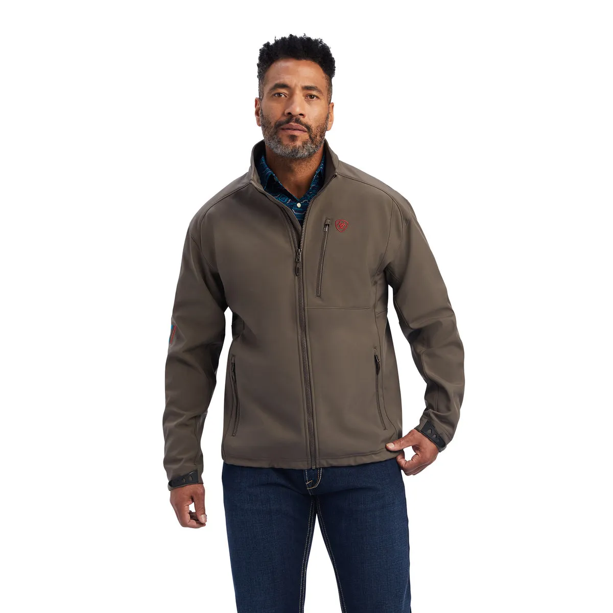 Ariat Men's Logo 2.0 Softshell Jacket - Banyan Bark