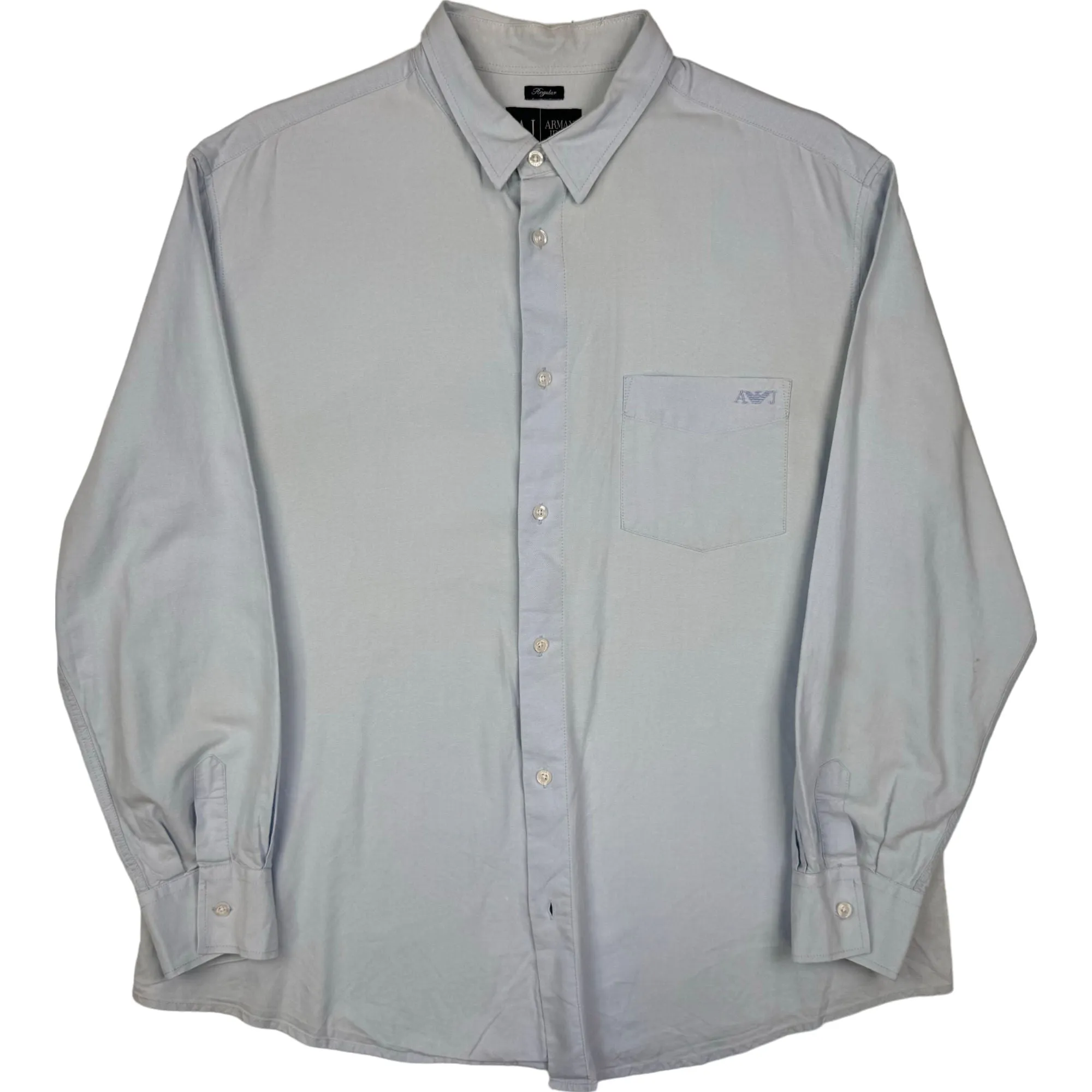 Armani Jeans Light Blue Long Sleeve Shirt