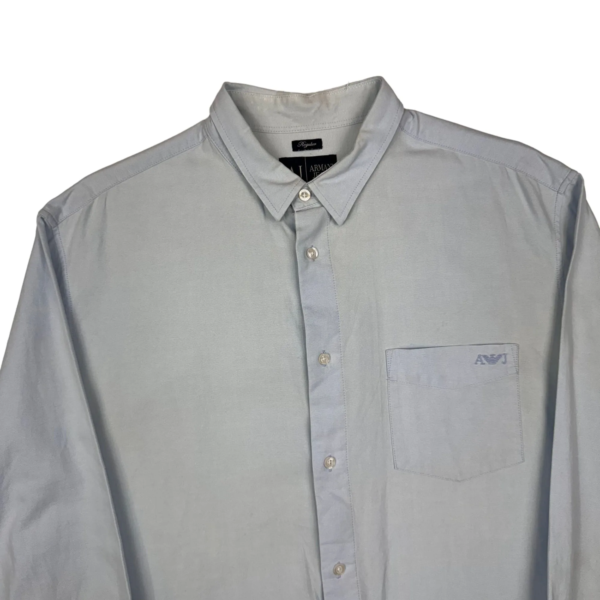 Armani Jeans Light Blue Long Sleeve Shirt