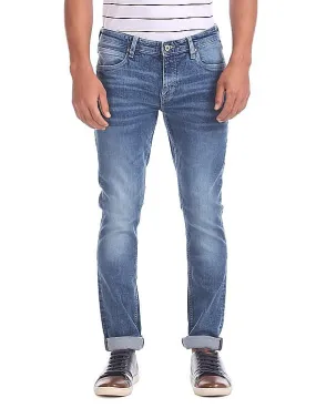 Arrow Sports Slim Fit Stone Wash Jeans