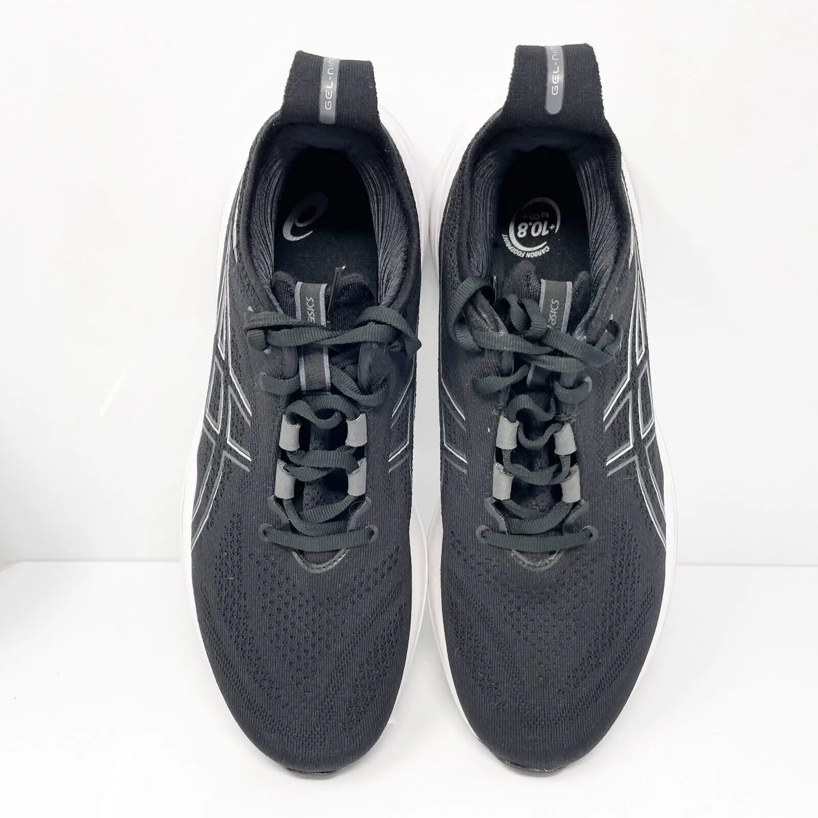 Asics Womens Gel Nimbus 26 1012B601 Black Running Shoes Sneakers Size 10.5