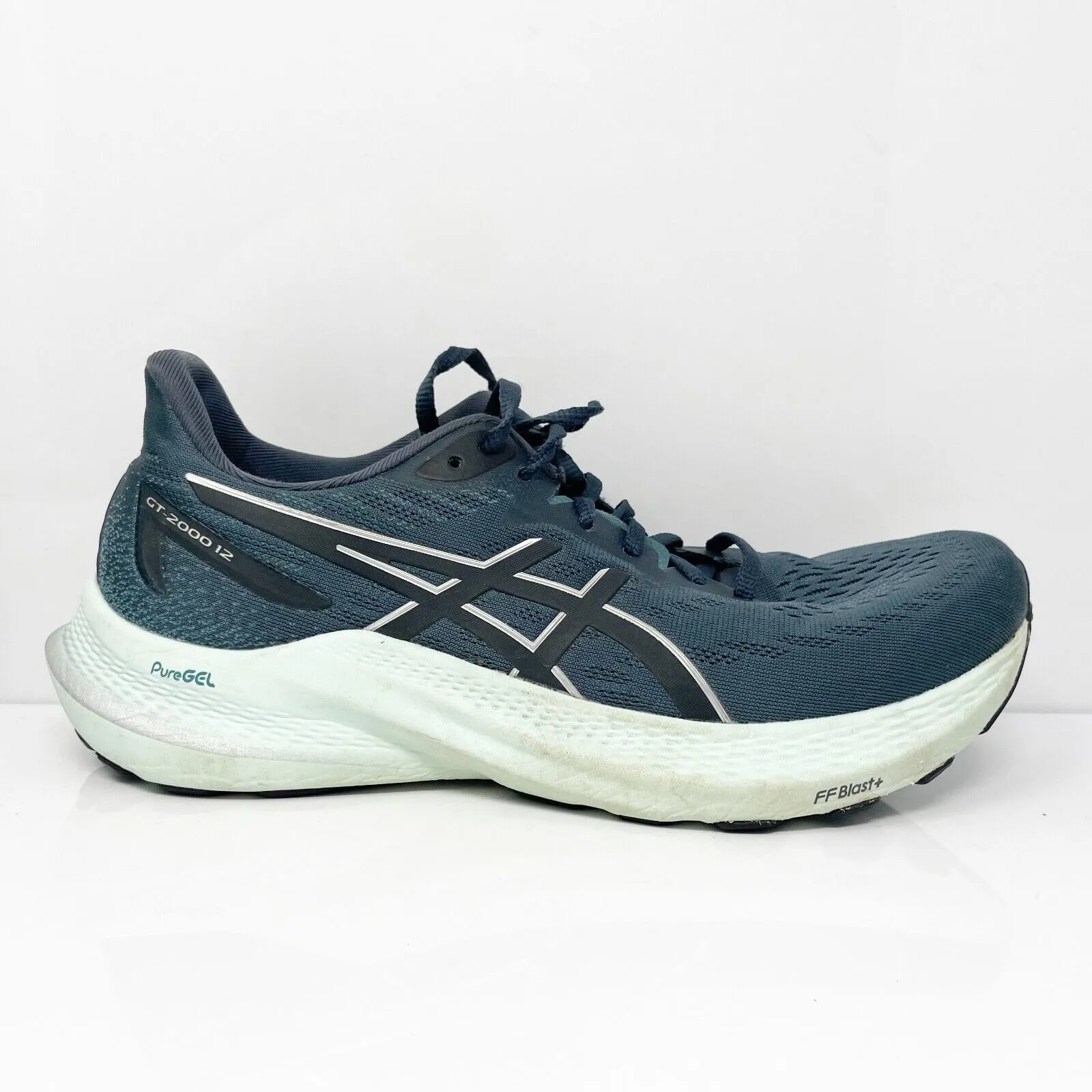 Asics Womens GT 2000 12 1012B506 Blue Running Shoes Sneakers Size 9