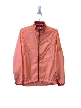 Adidas Orange Red Athletic Jacket Size M.