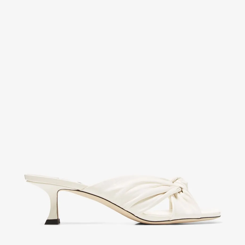 Avenue 50 Latte Nappa Leather Mules