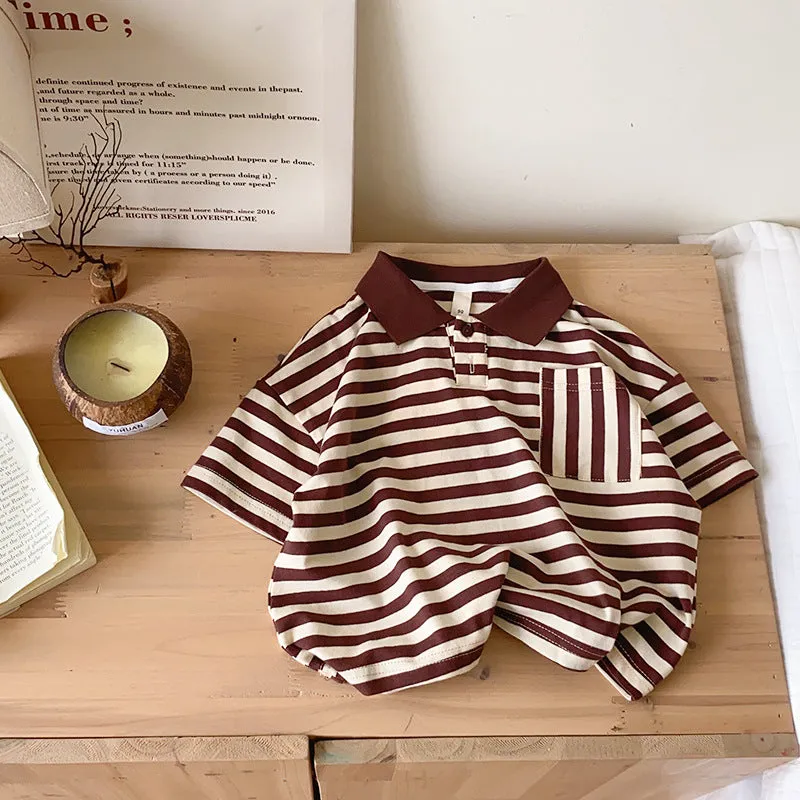 Wholesale Striped Tops for Baby Boys - 240409279