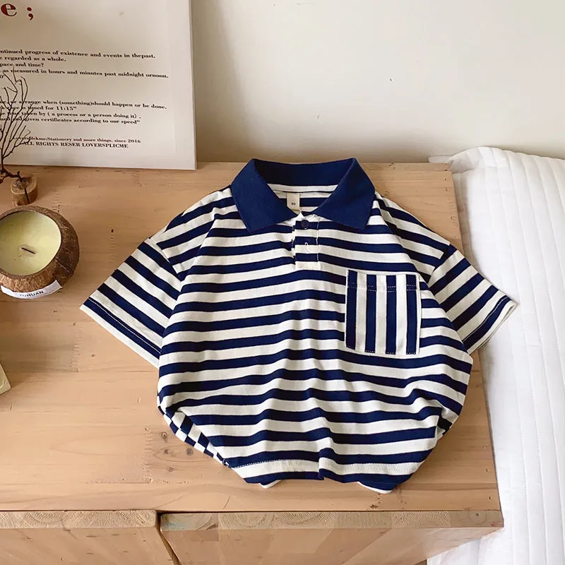 Wholesale Striped Tops for Baby Boys - 240409279