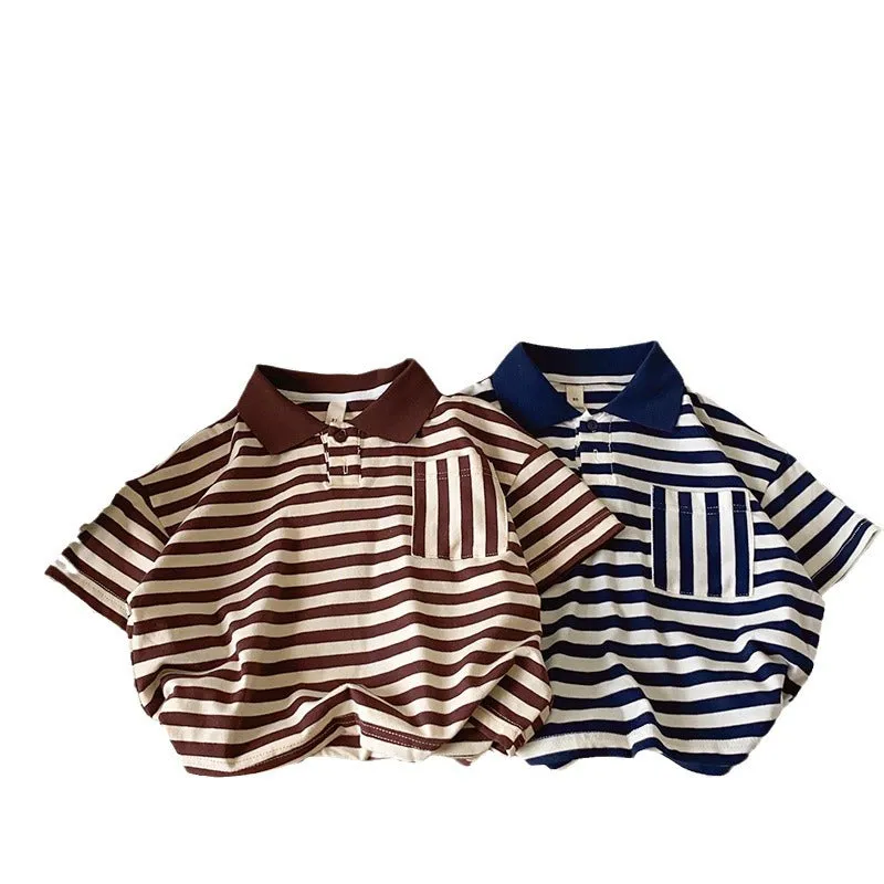 Wholesale Striped Tops for Baby Boys - 240409279