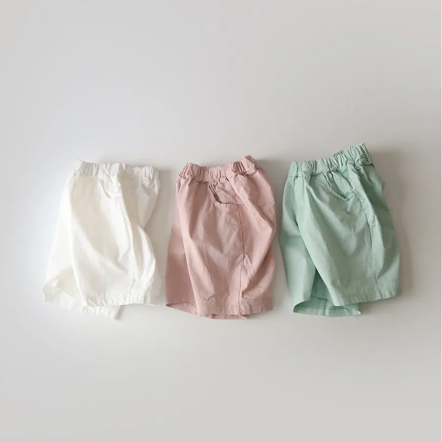 Solid Color Baby Shorts Wholesale - Boys & Girls - Item 24030117