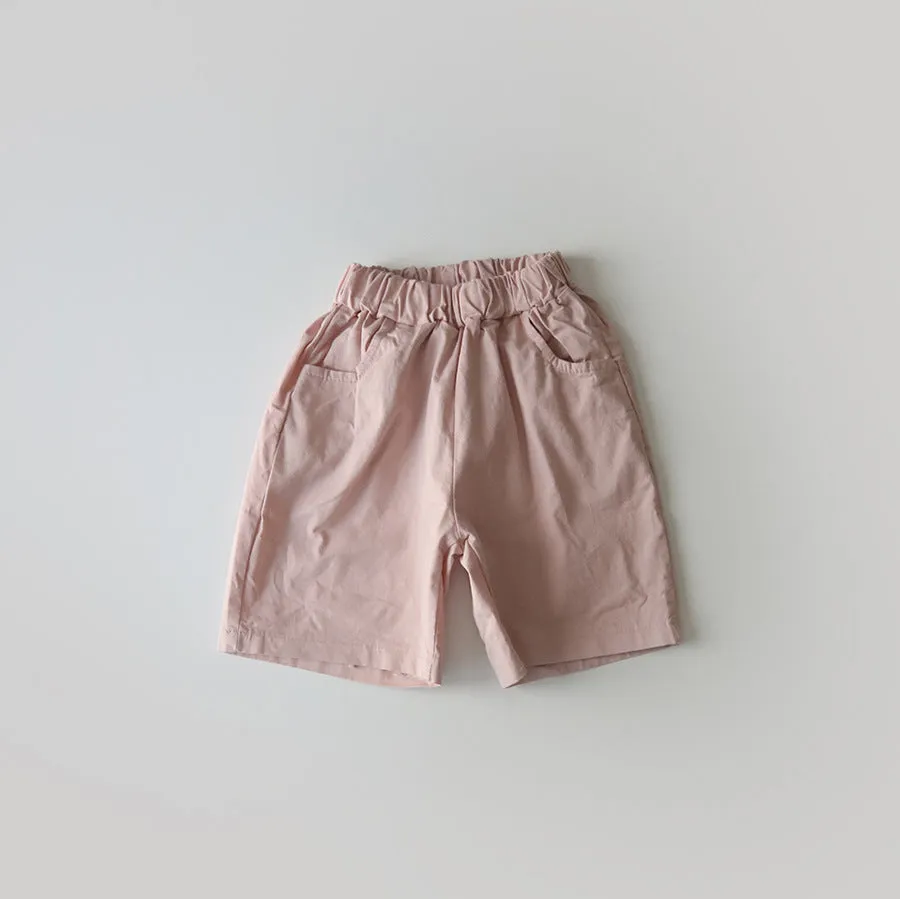 Solid Color Baby Shorts Wholesale - Boys & Girls - Item 24030117