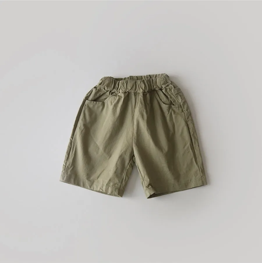 Solid Color Baby Shorts Wholesale - Boys & Girls - Item 24030117