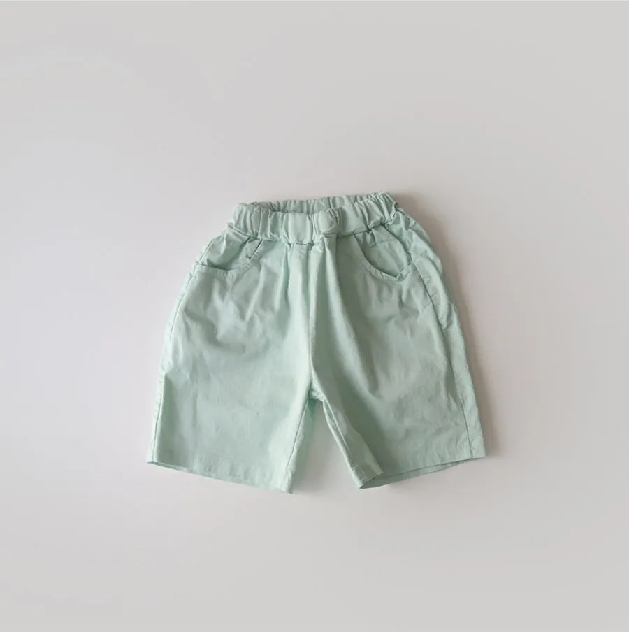 Solid Color Baby Shorts Wholesale - Boys & Girls - Item 24030117