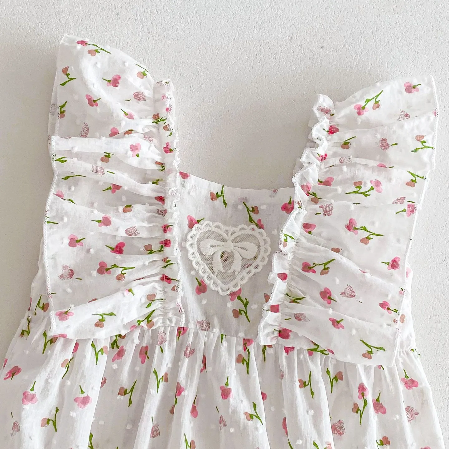 240301146 Wholesale Flower Print Rompers for Baby Girls