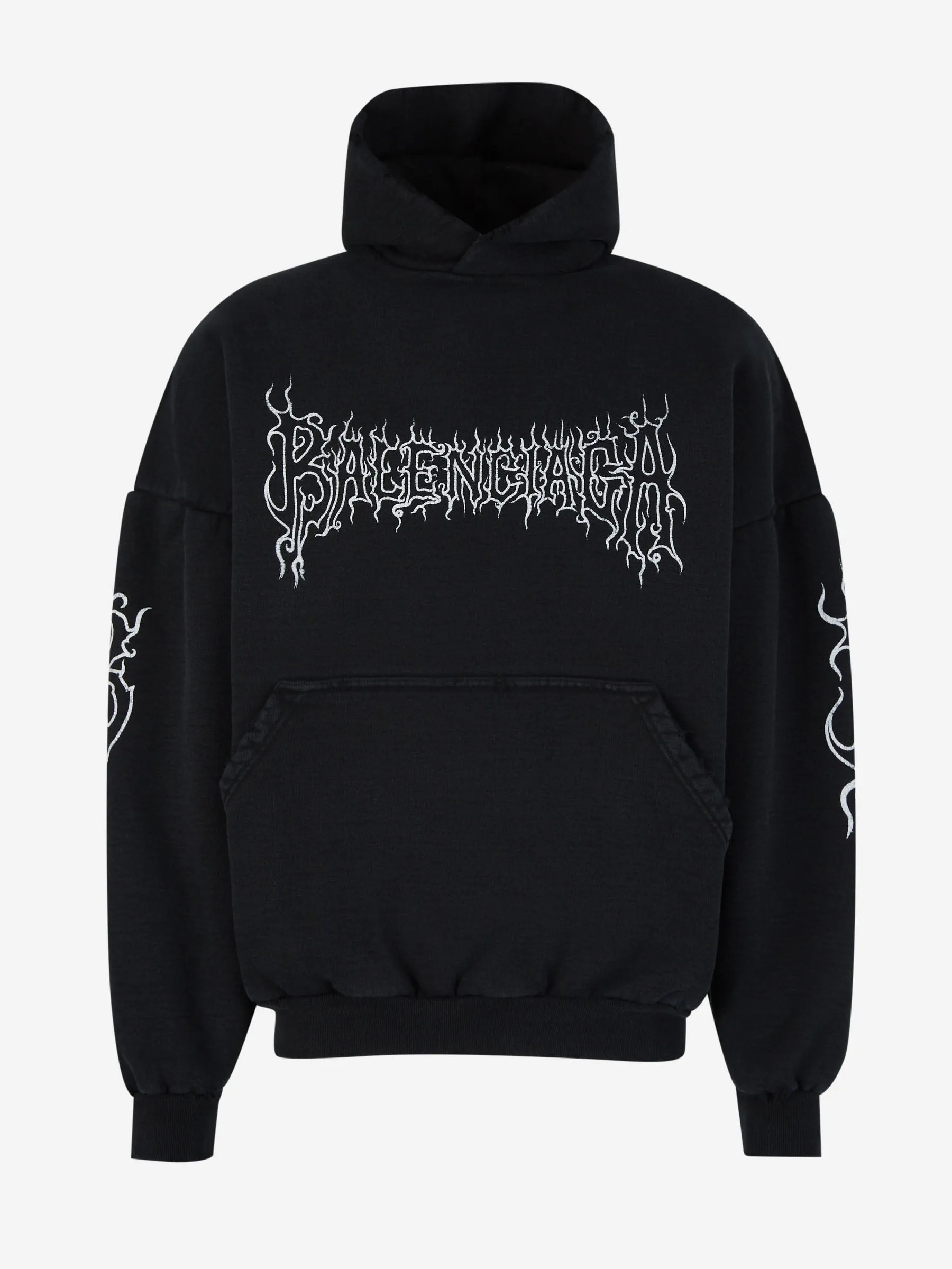 Balenciaga Hood Printed Sweatshirt