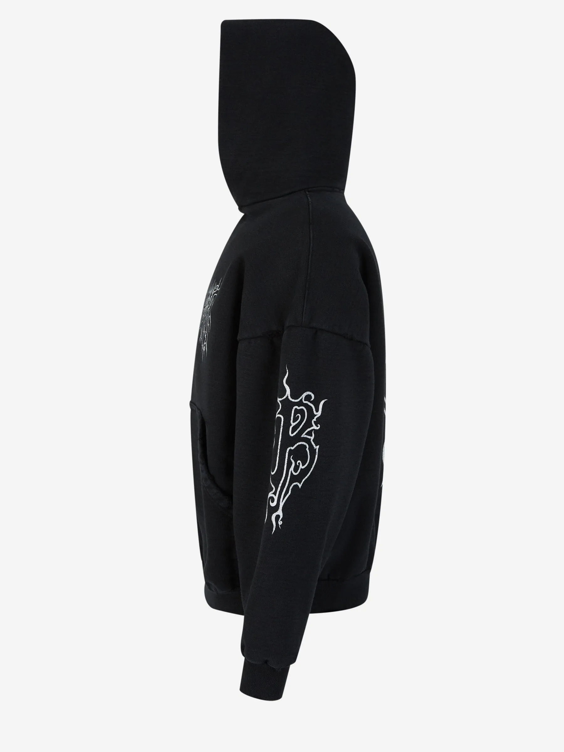 Balenciaga Hood Printed Sweatshirt