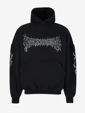 Balenciaga Hood Printed Sweatshirt