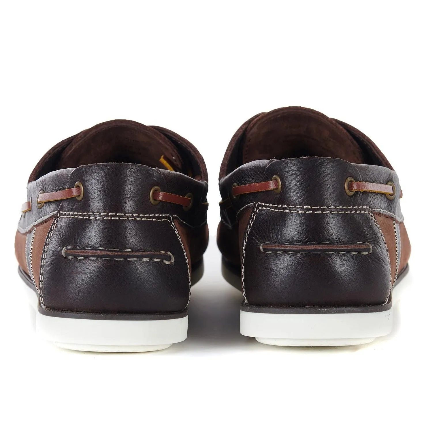 BARBOUR WAKE BOAT SHOES BRANDY