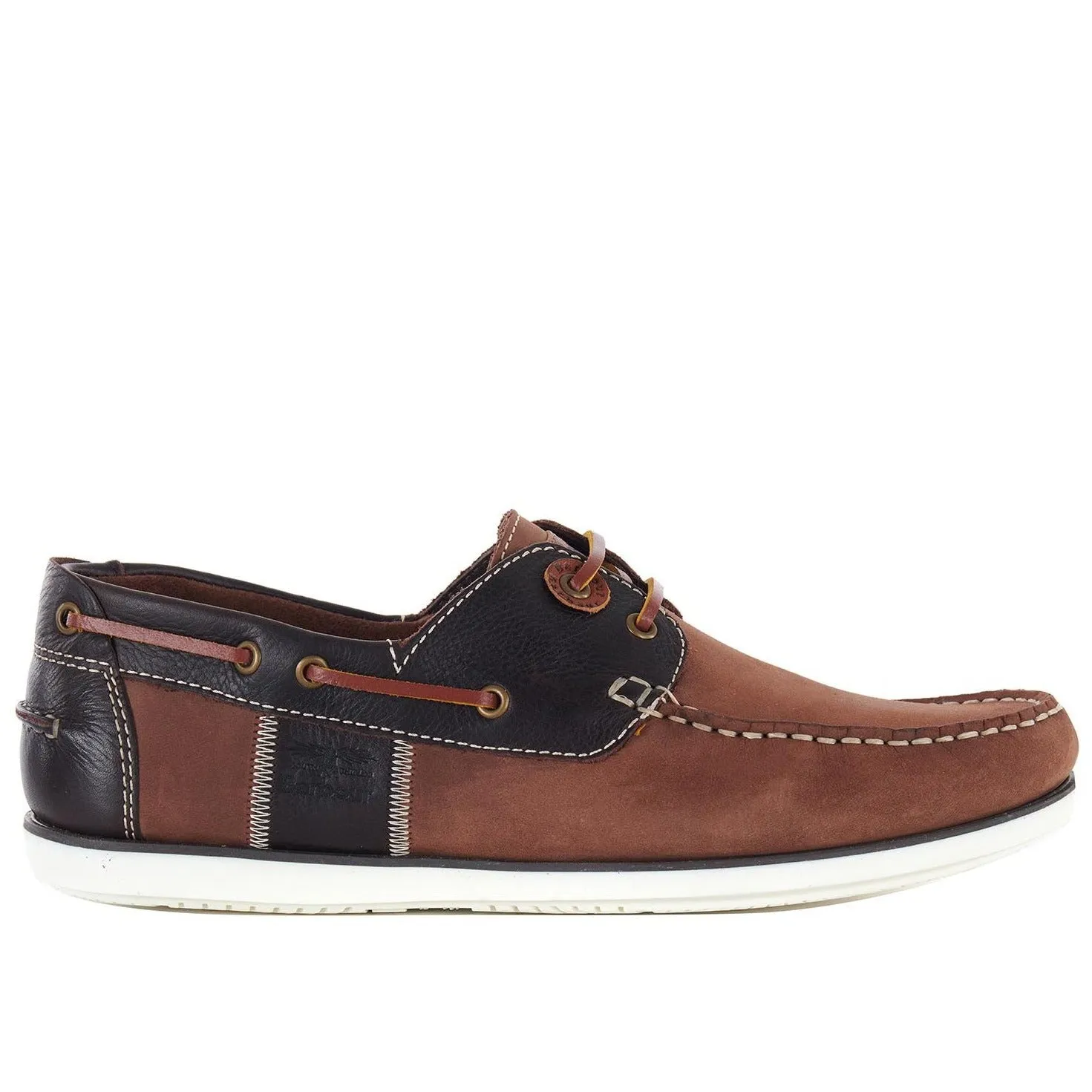 BARBOUR WAKE BOAT SHOES BRANDY