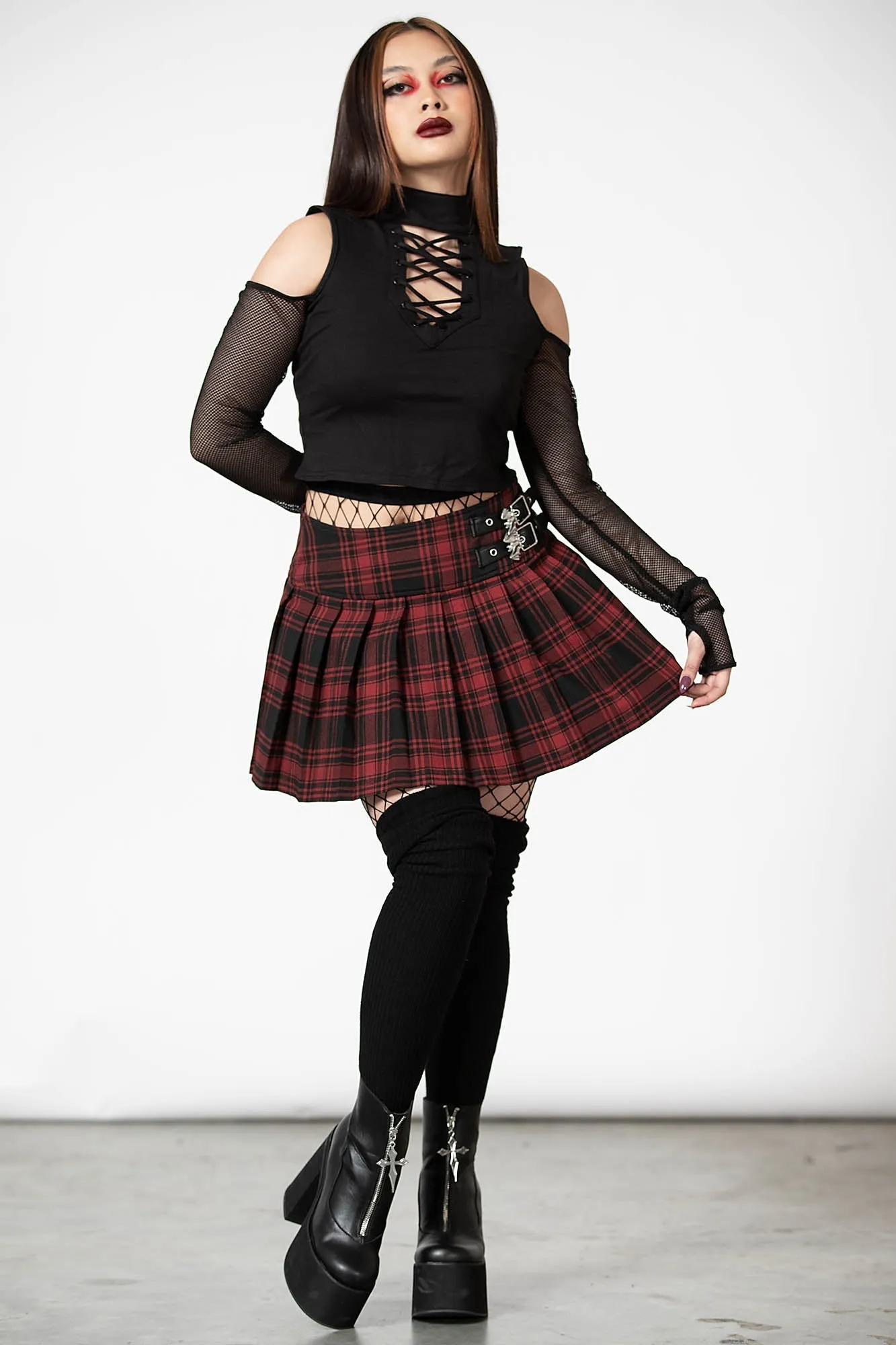 Bat Girl Skirt [TARTAN] - Resurrect