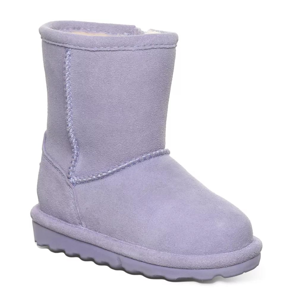 BEARPAW  GIRLS TODDLER-LITTLE KID ELLE TODDLER ZIPPER FUR BOOT