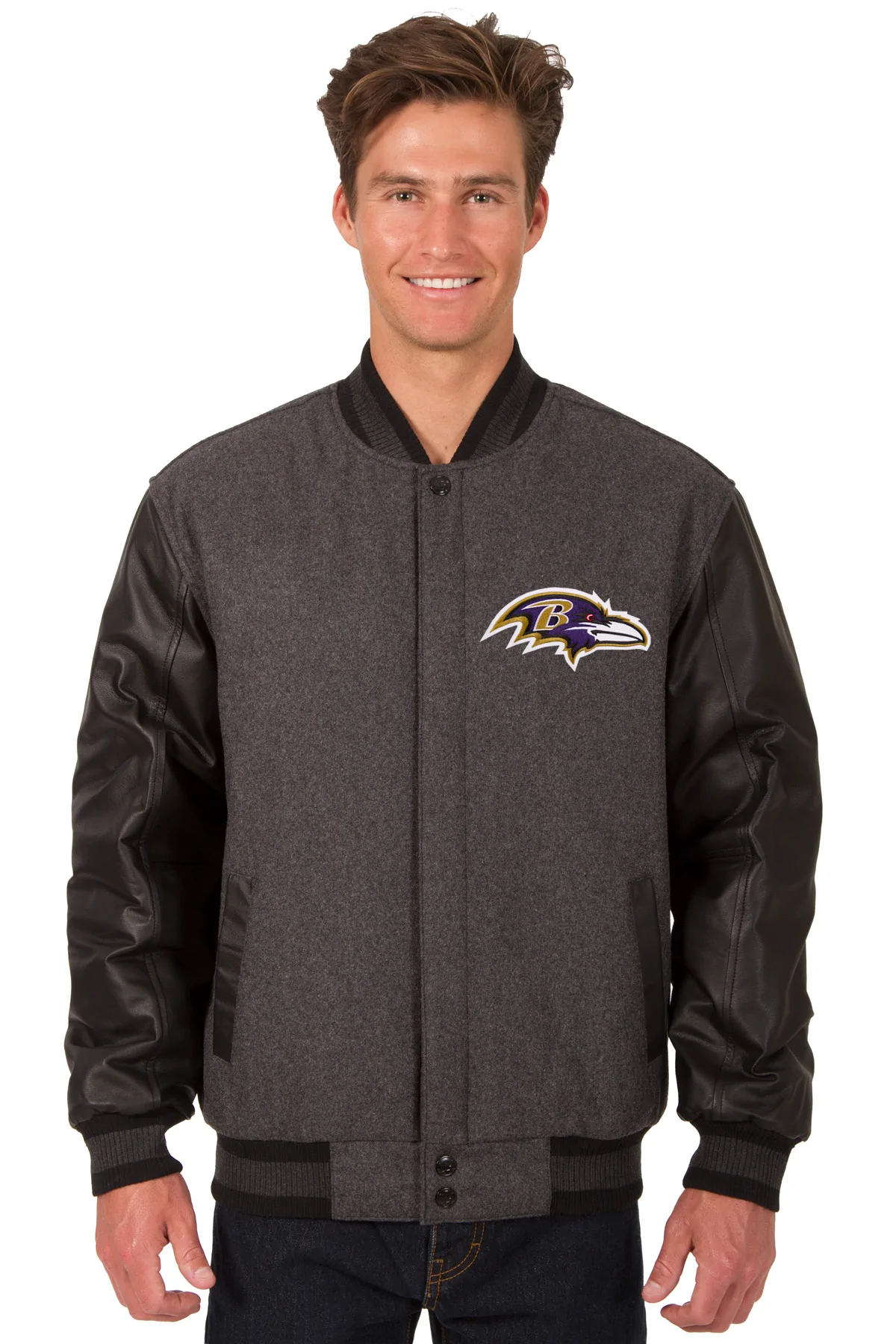 Beauregard Baltimore Ravens Wool Jacket