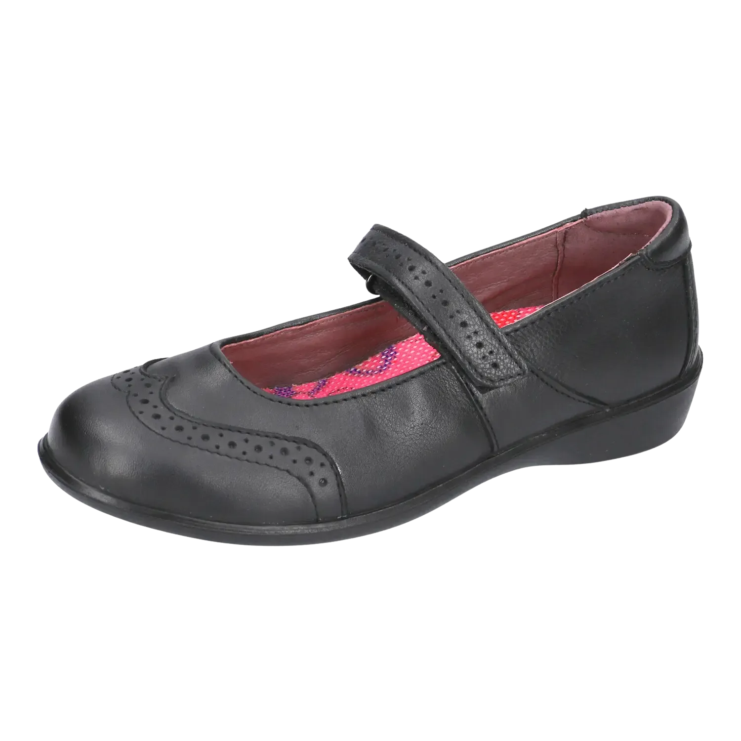 Becky School Shoes for Girls in Black