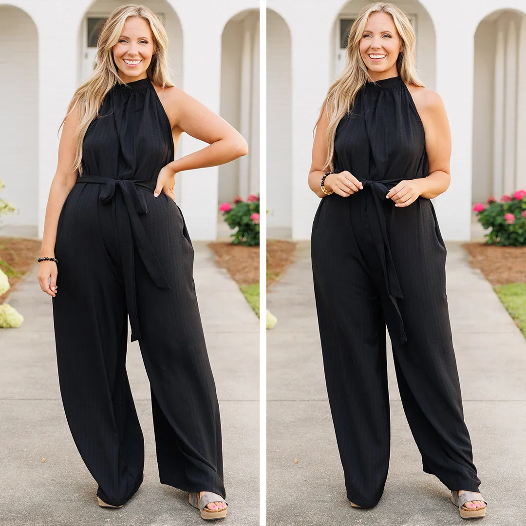 Black Stunning Essence Jumpsuit