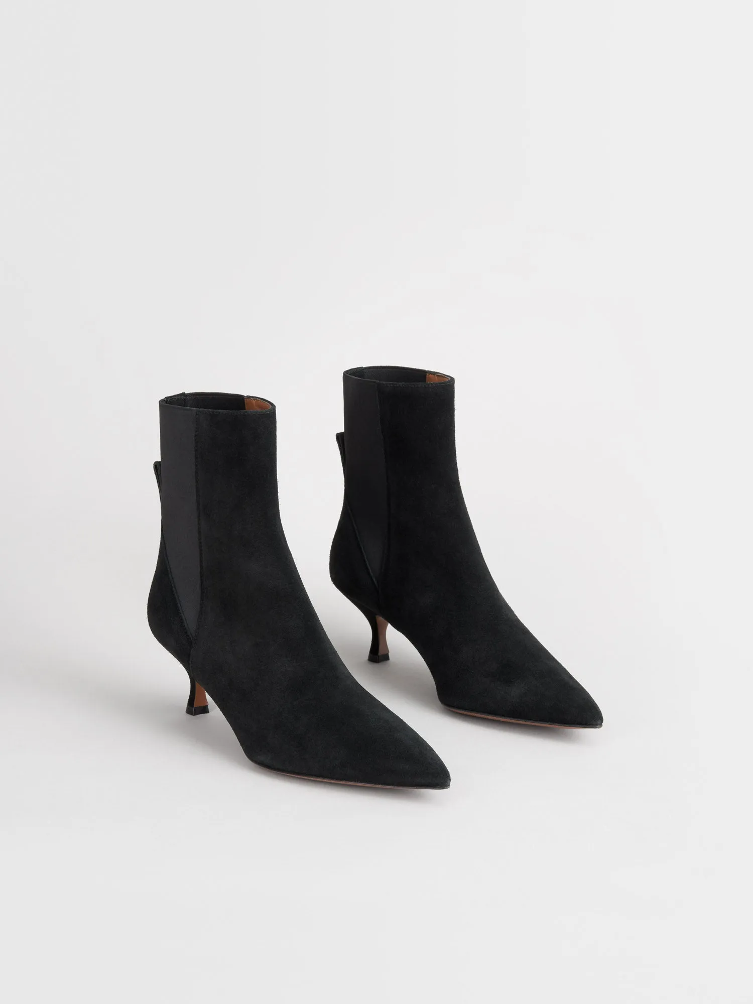 Black Suede Molleone Boots