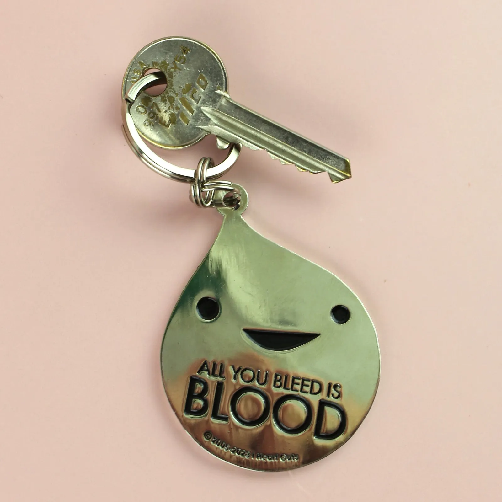 Blood Drop Keychain - Red Blood Cell Design Accessory