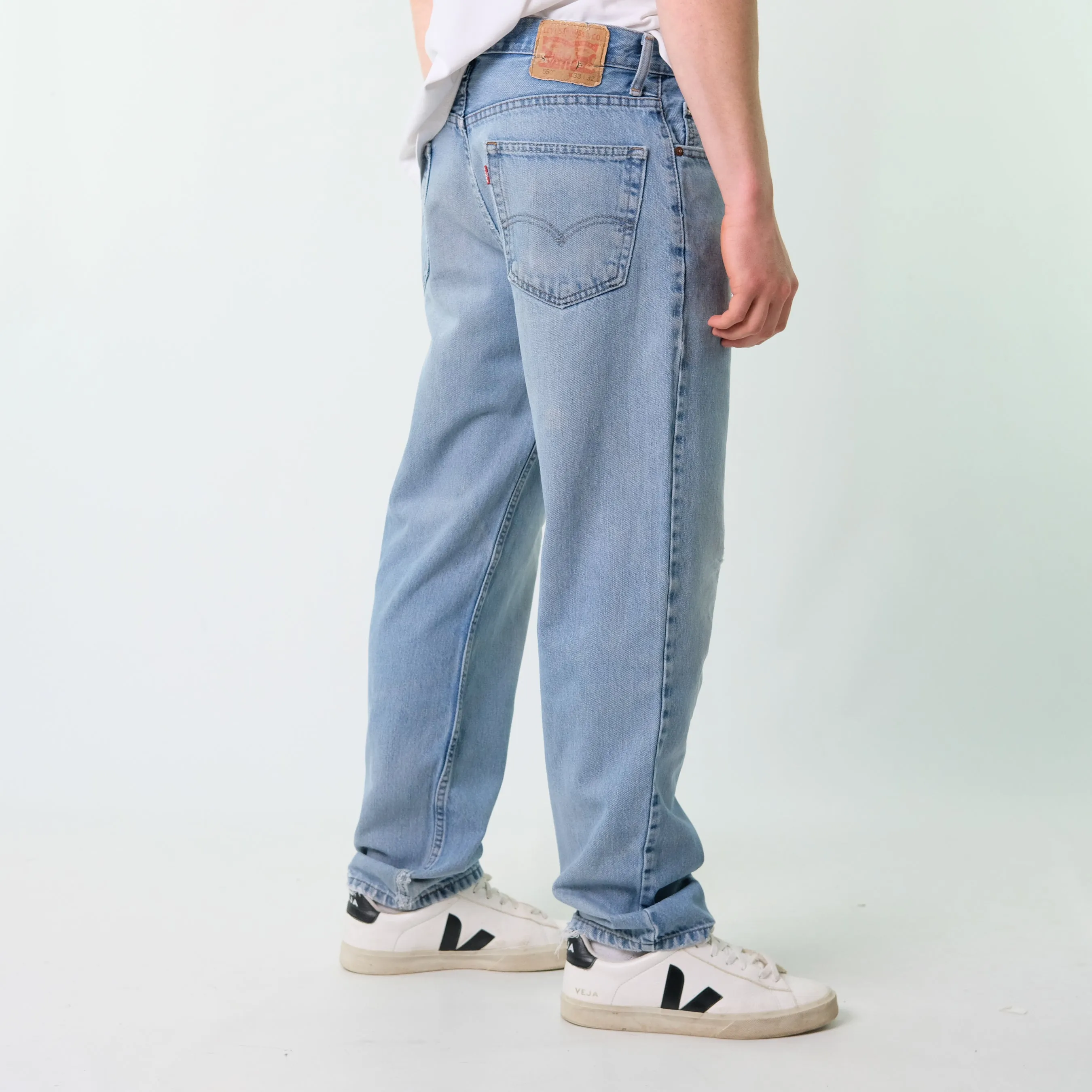 Blue 90s Levi's Denim Jeans Baggy Pants (33x32)