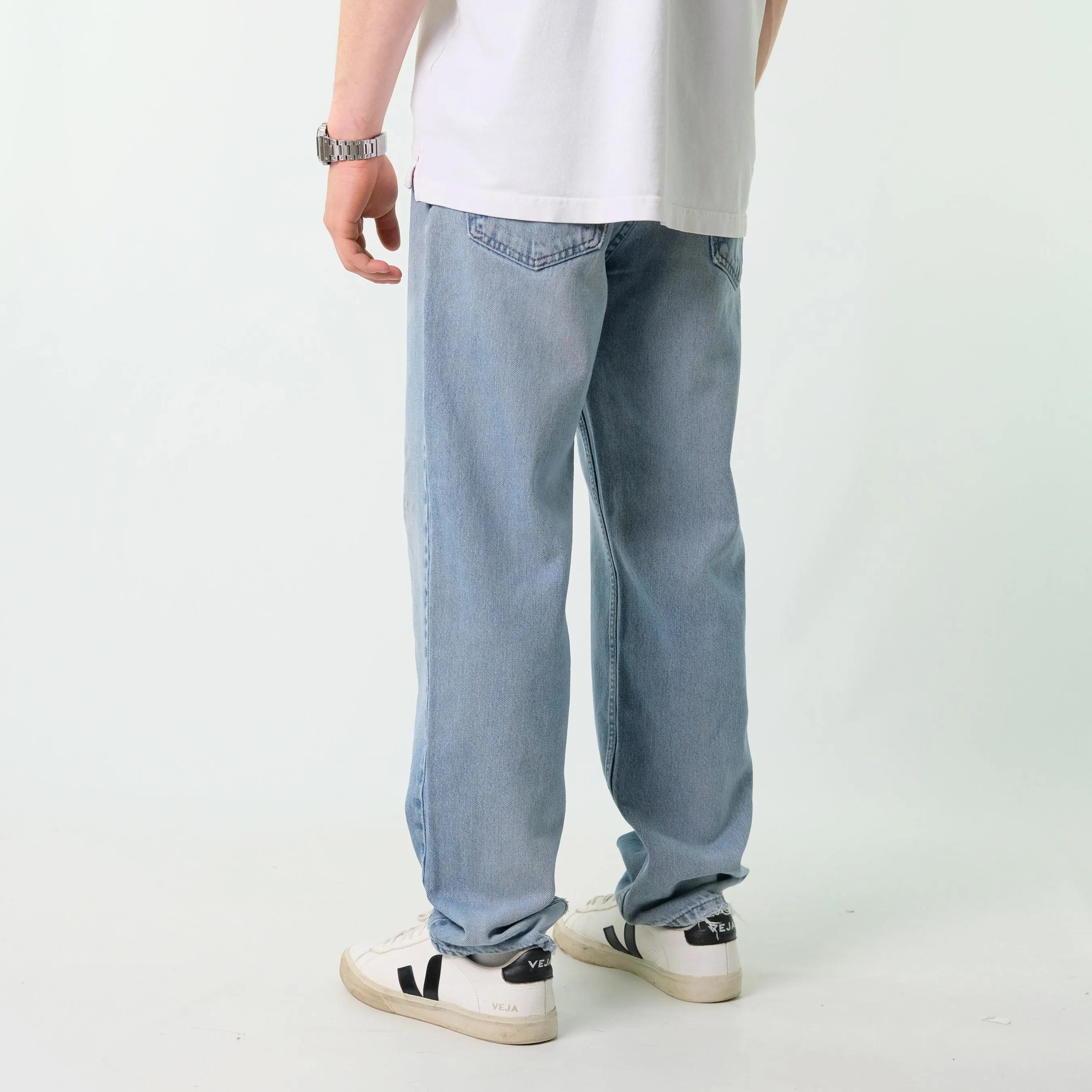 Blue 90s Levi's Denim Jeans Baggy Pants (33x32)