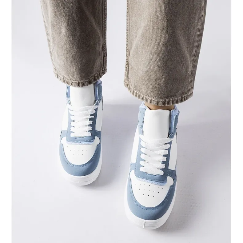 Blue Adite high-top sneakers