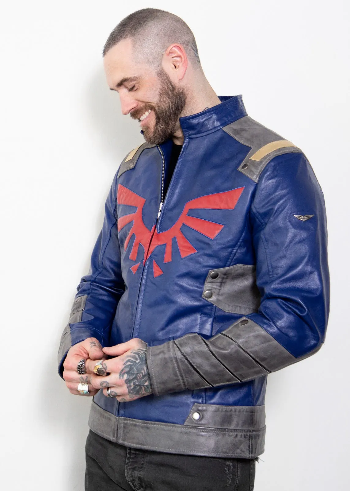 Blue Leather Legendary Jacket | Legend of Zelda Jacket