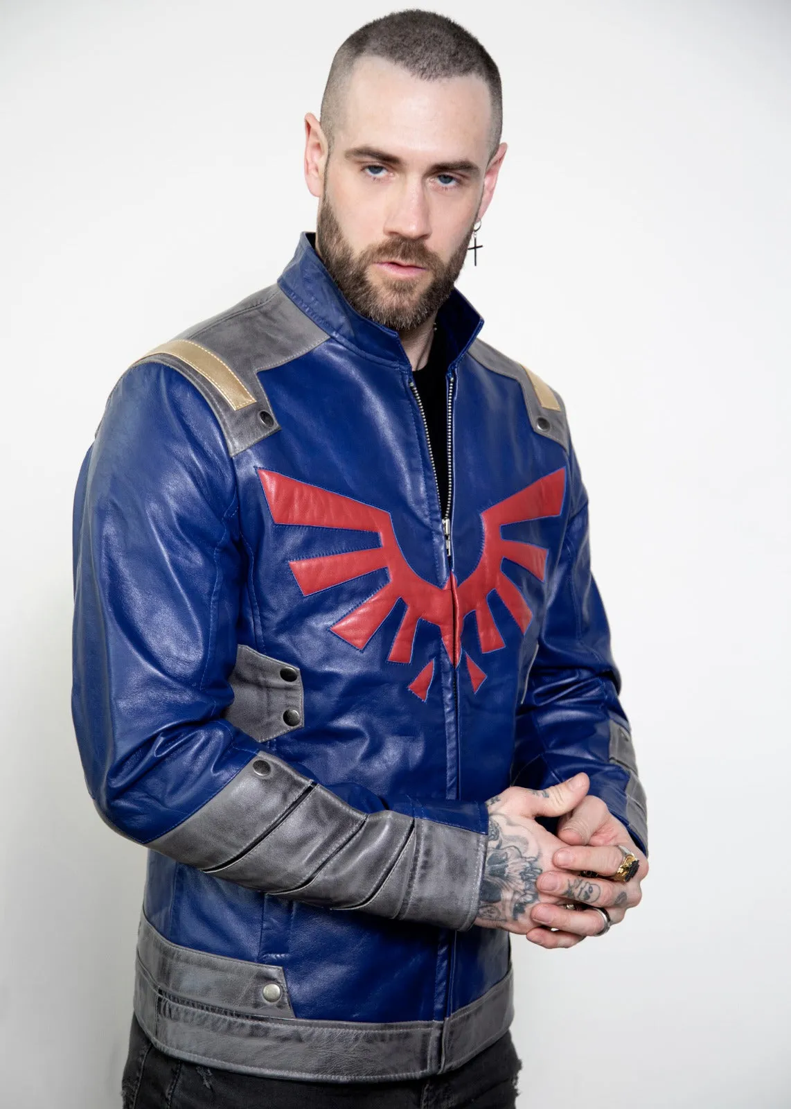 Blue Leather Legendary Jacket | Legend of Zelda Jacket