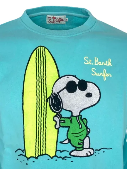 blue men's sweatshirt snoopy