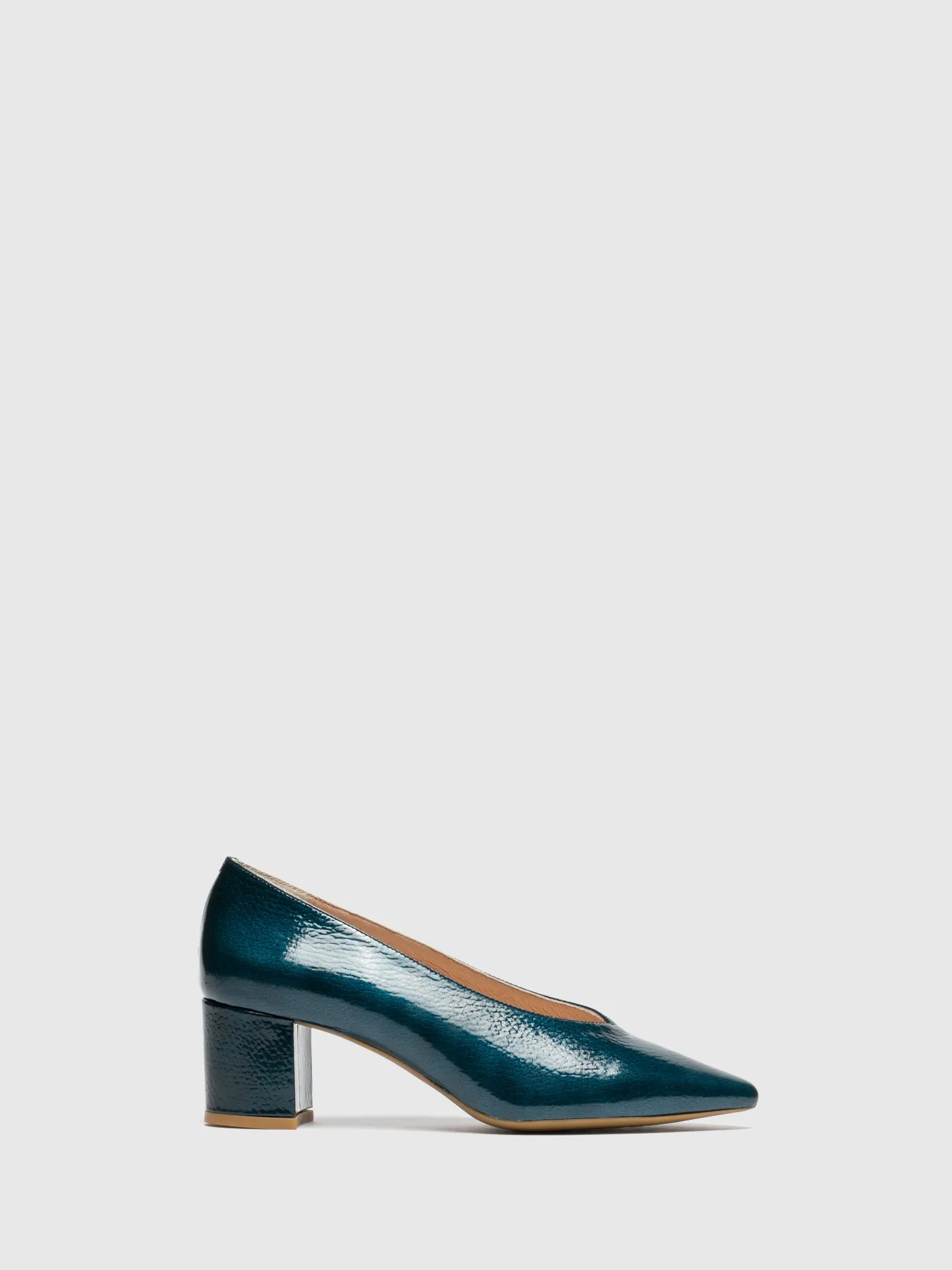 Blue Pointed Toe Shoes