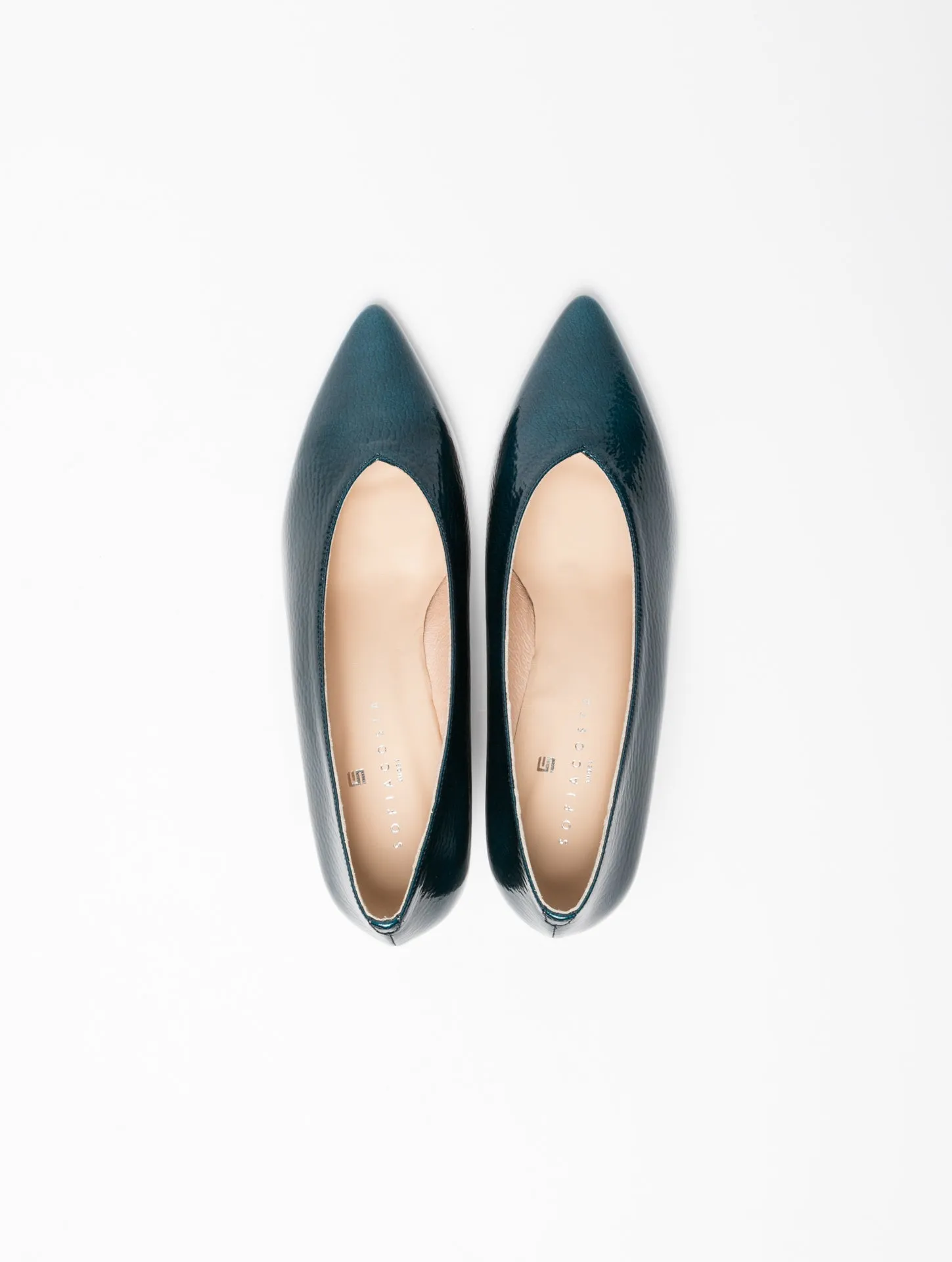 Blue Pointed Toe Shoes