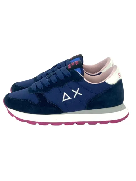 Blue Women's Sneakers Z43201 Ally Solid Nylon