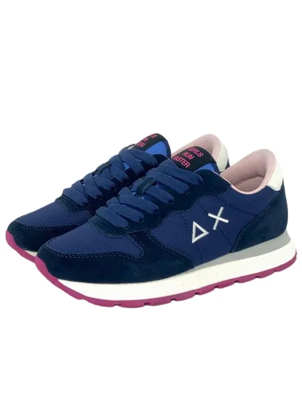 Blue Women's Sneakers Z43201 Ally Solid Nylon