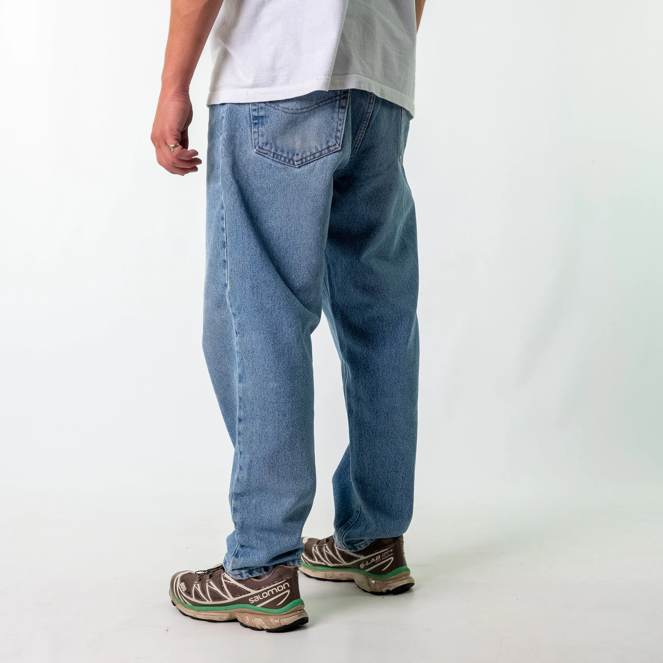 Blue y2ks Carhartt Denim Jeans Baggy Pants (36x30)