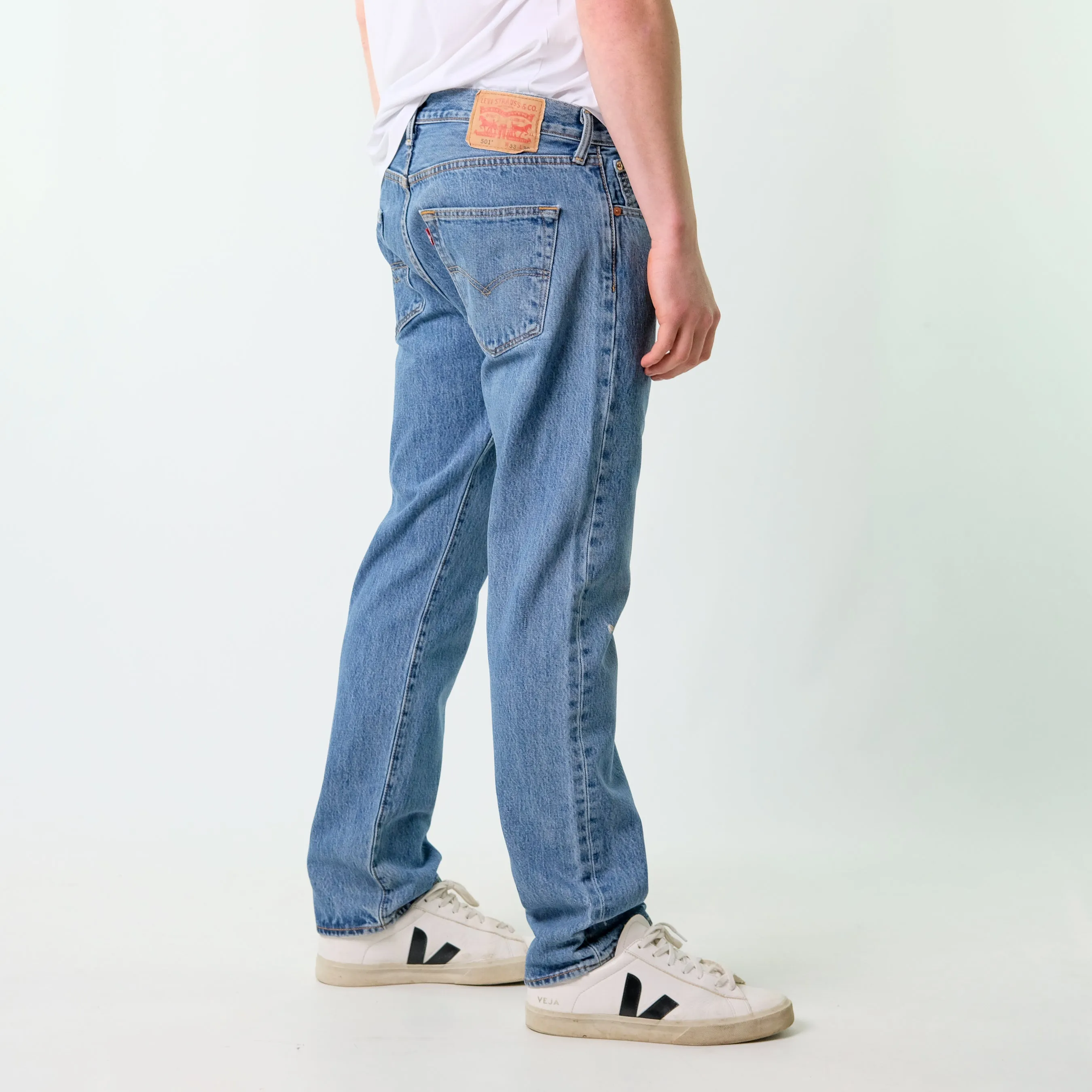 Blue y2ks Levi's Denim Jeans Baggy Pants (32x30)